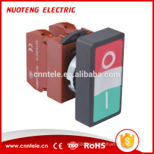 20mm panel type no nc latching push button switch with CE,CCC